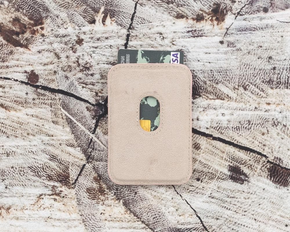 Martha NE Genuine Leather Magnetic Card Holder