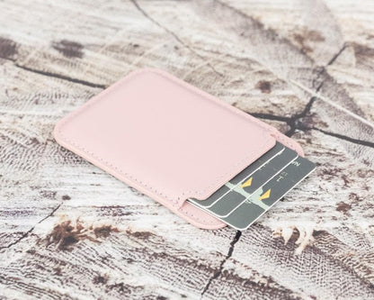 Martha NE Genuine Leather Magnetic Card Holder