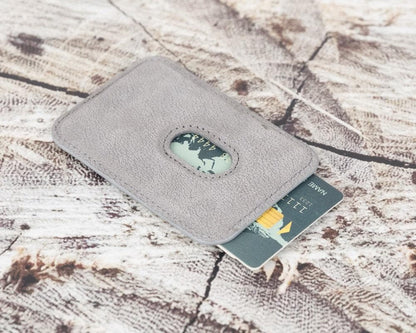 Martha NE Genuine Leather Magnetic Card Holder