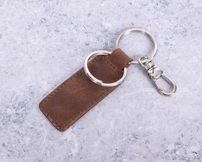 Minnie Genuine Leather Keychain