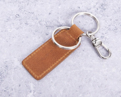 Minnie Genuine Leather Keychain