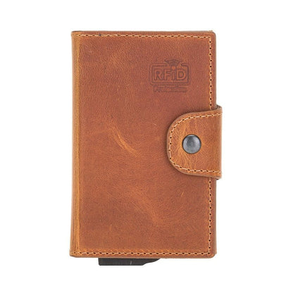 Montella Genuine Leather Pop-Up Card Holder