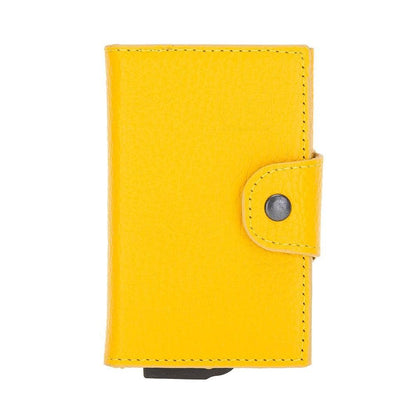 Montella Genuine Leather Pop-Up Card Holder