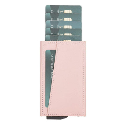 Montella Genuine Leather Pop-Up Card Holder