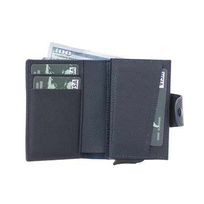 Montella Genuine Leather Pop-Up Card Holder