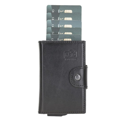 Montella Genuine Leather Pop-Up Card Holder