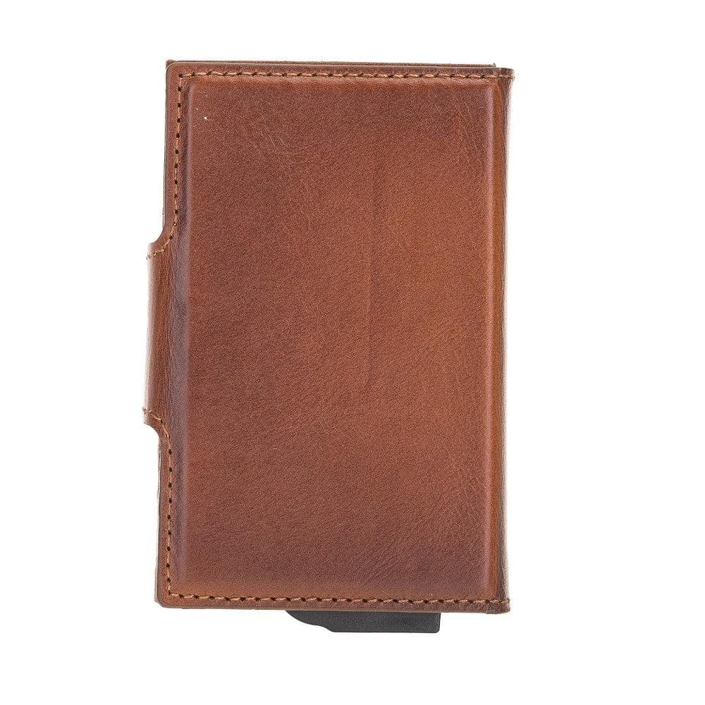 Mondello Genuine Leather Pop-Up Card Holder