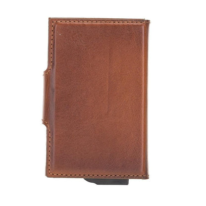 Montella Genuine Leather Pop-Up Card Holder