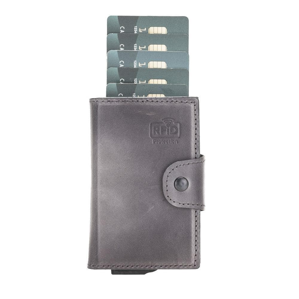 Montella Genuine Leather Pop-Up Card Holder