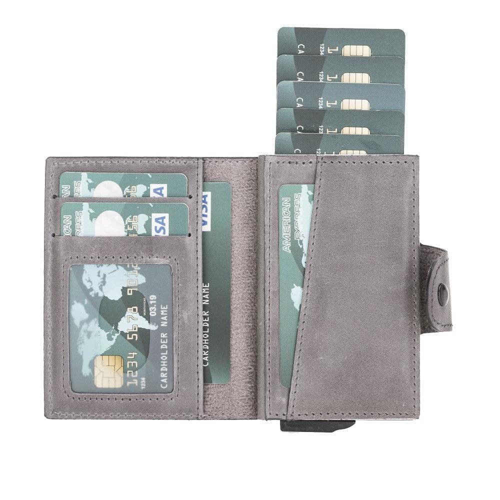 Mondello Genuine Leather Pop-Up Card Holder