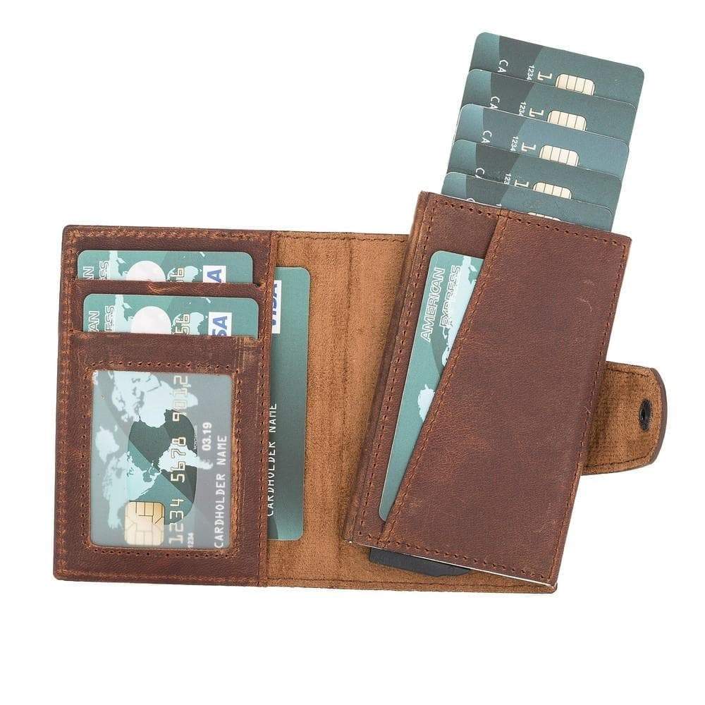Montella Genuine Leather Pop-Up Card Holder