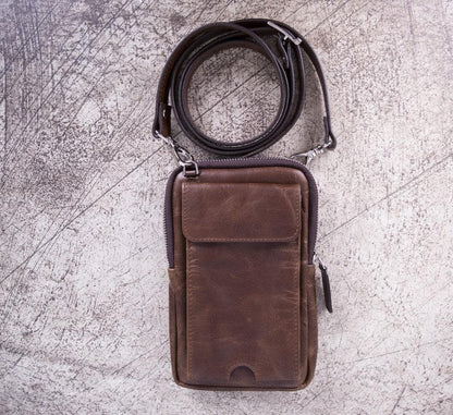 Nino Genuine Leather Crossbody Bag