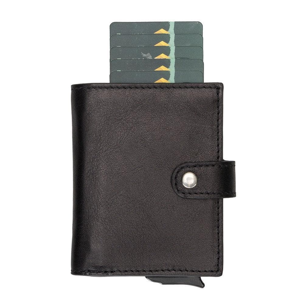 Palermo Zip Mechanical Genuine Leather Card Holder
