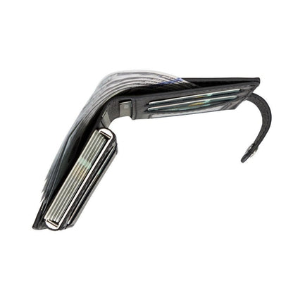 Palermo Zip Mechanical Genuine Leather Card Holder