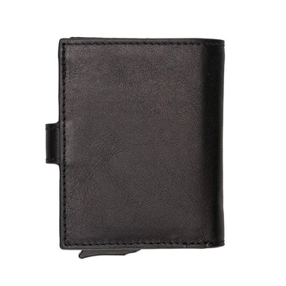 Palermo Zip Mechanical Genuine Leather Card Holder