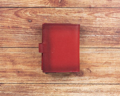 Palermo Zip Mechanical Genuine Leather Card Holder