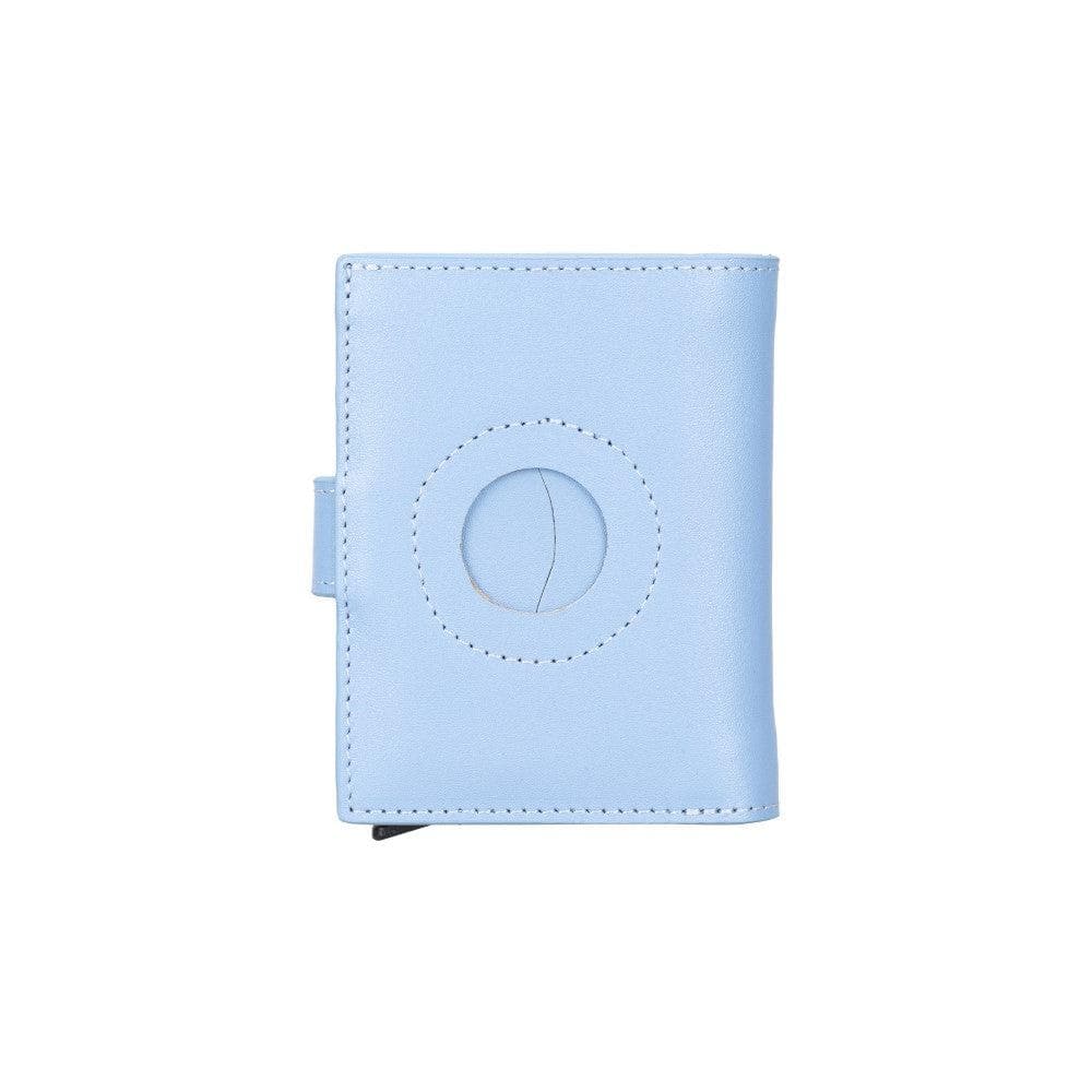 Plato Zip Mechanical Genuine Leather Card Holder