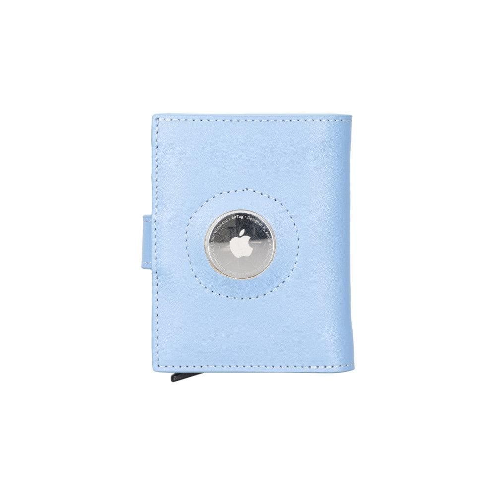 Plato Zip Mechanical Genuine Leather Card Holder