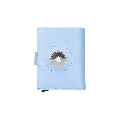 Plato Zip Mechanical Genuine Leather Card Holder