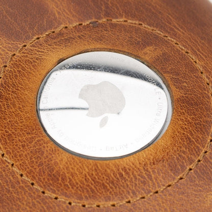 Plato Zip Mechanical Genuine Leather Card Holder