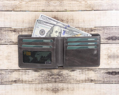 Pier Handmade and Personalised Genuine  Wallet for Men's