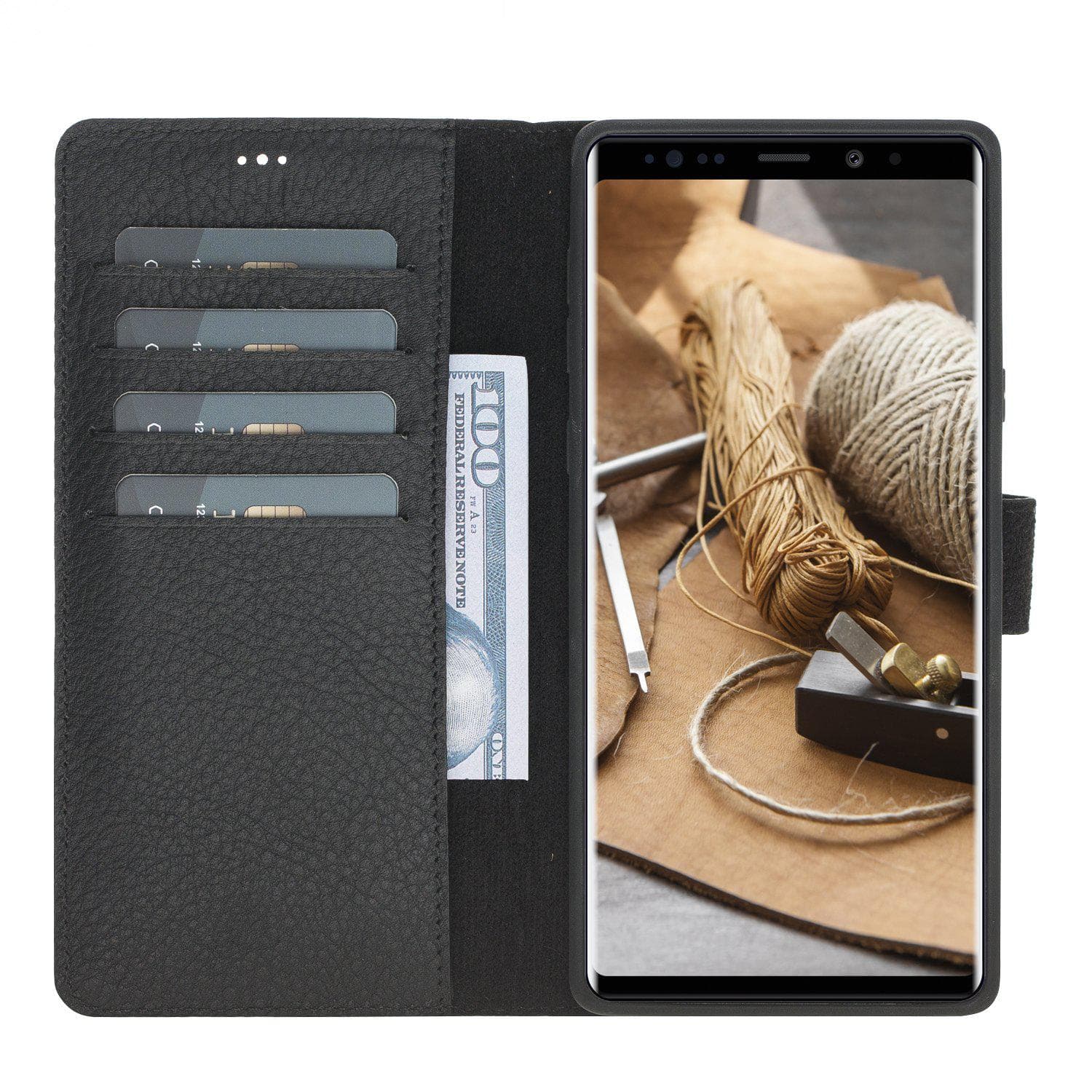 Samsung Galaxy Note 9 Series Detachable Leather Case / MW