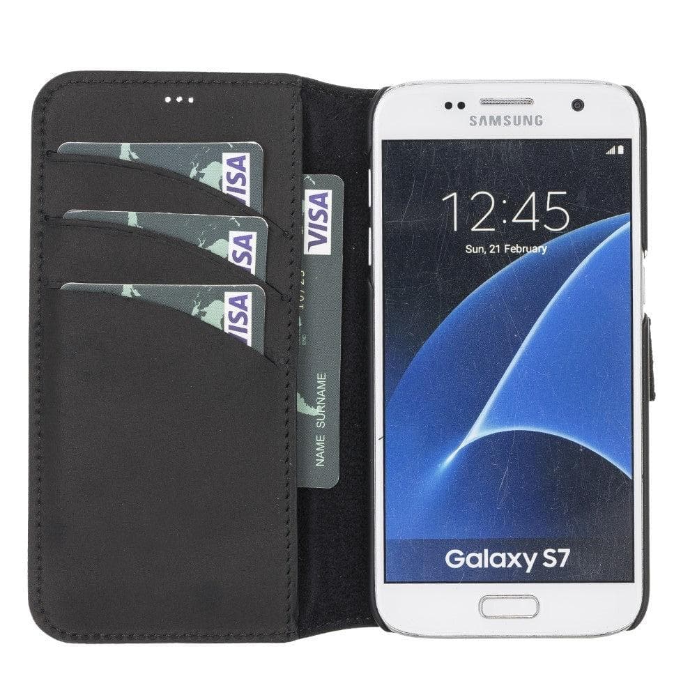 Samsung  Galaxy  Series Detachable Leather Case / WC - Wallet Case