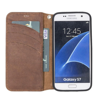 Samsung  Galaxy  Series Detachable Leather Case / WC - Wallet Case