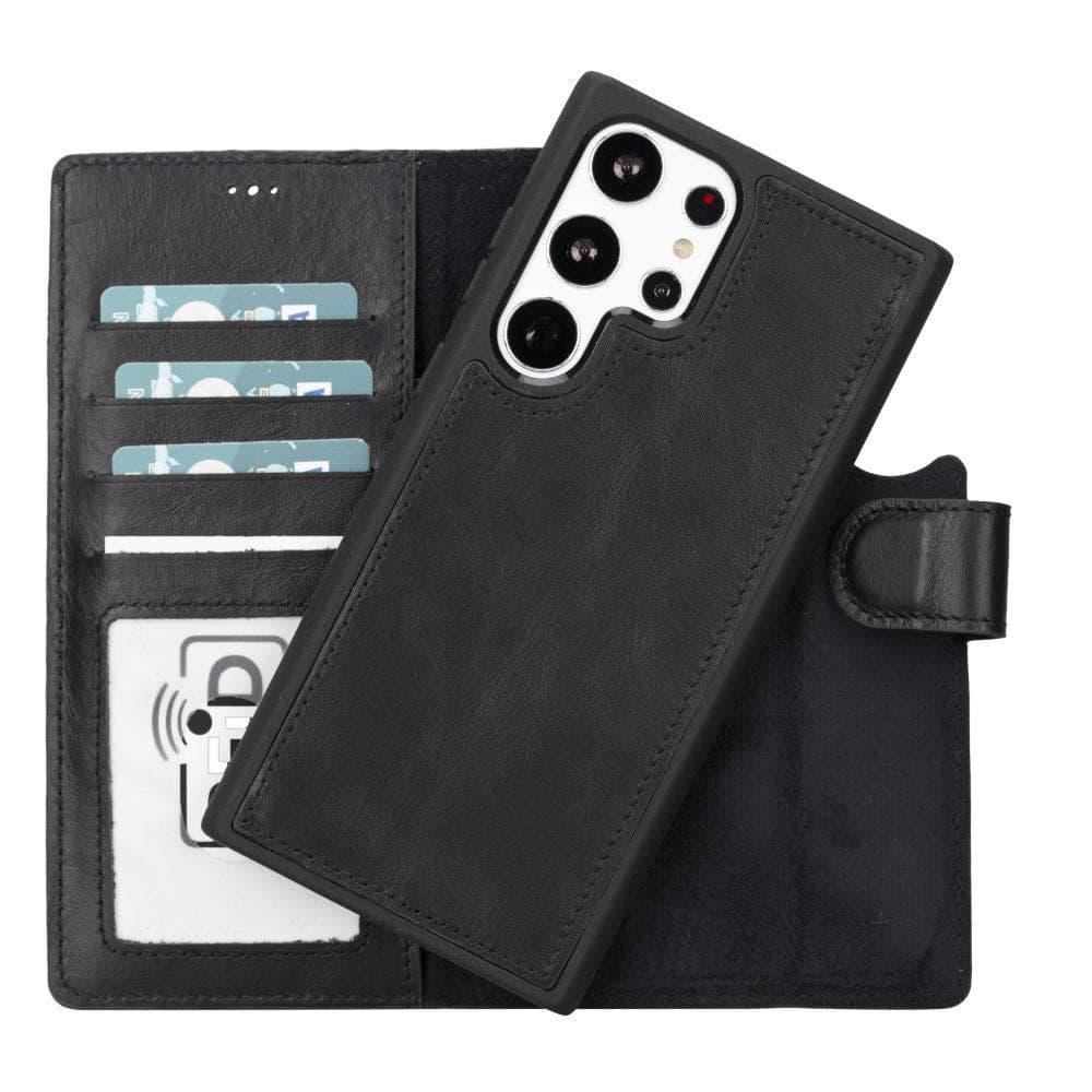 Samsung S23 Series Detachble Leather Magic Wallet Case