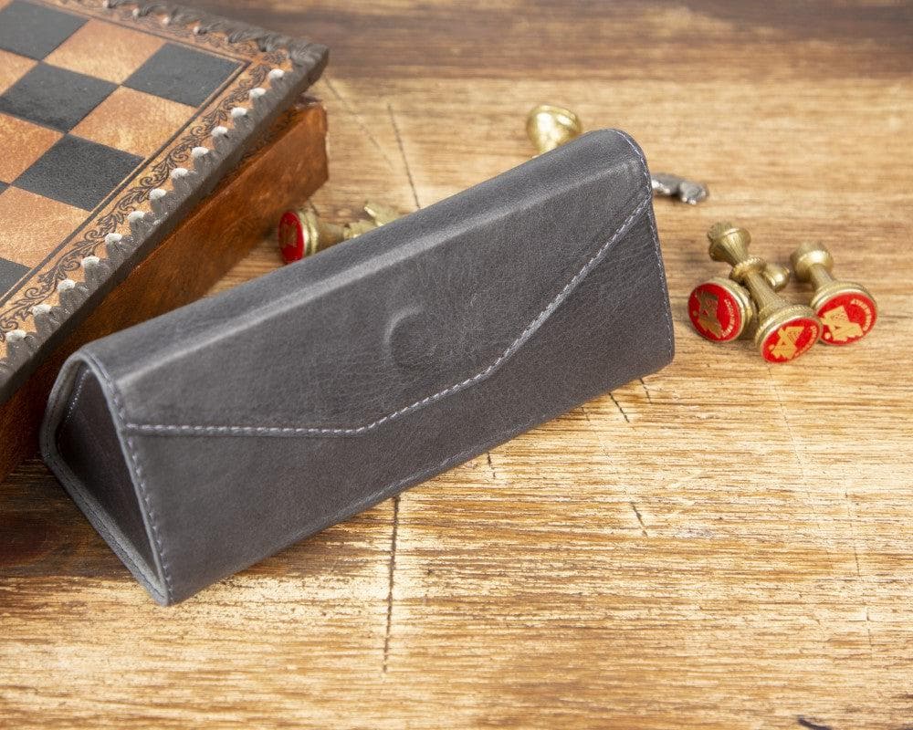 Smart Leather Glasses Case