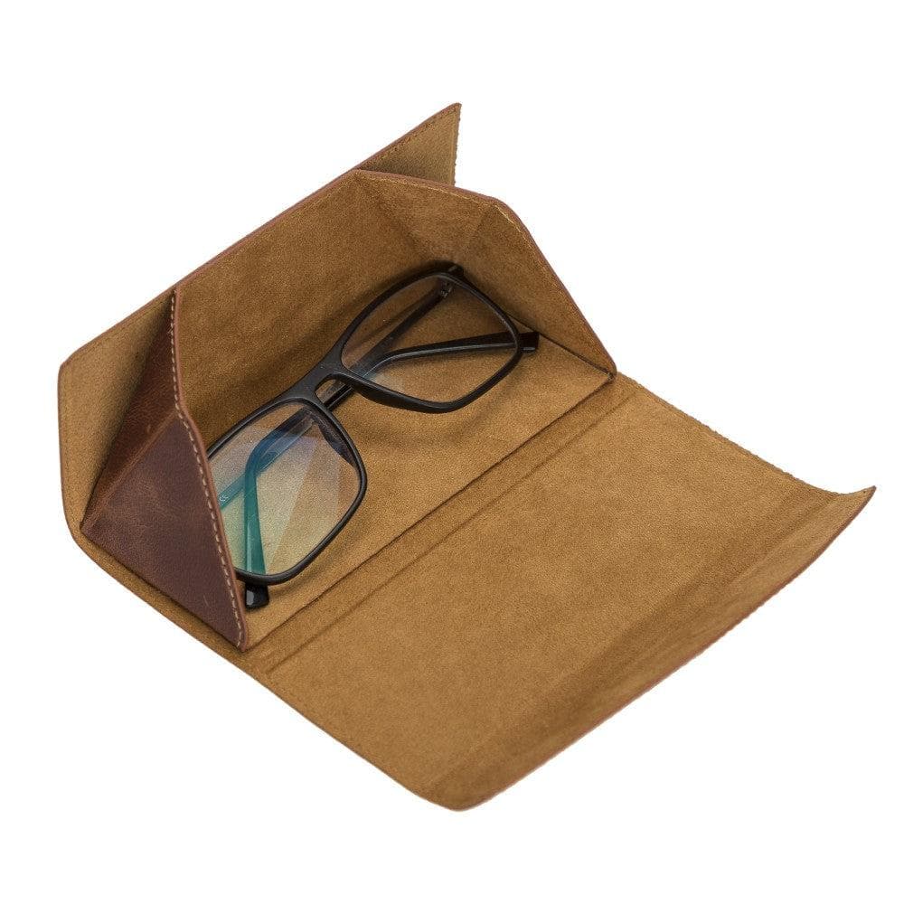 Smart Leather Glasses Case