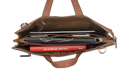 Professional Leather Laptop Bag - 13"