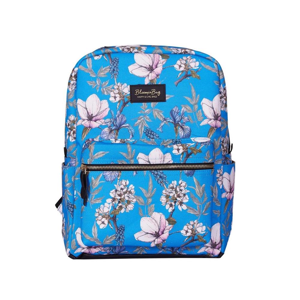 Blue Cherry Blossom 13-14 Inch MacBook / Laptop Backpack