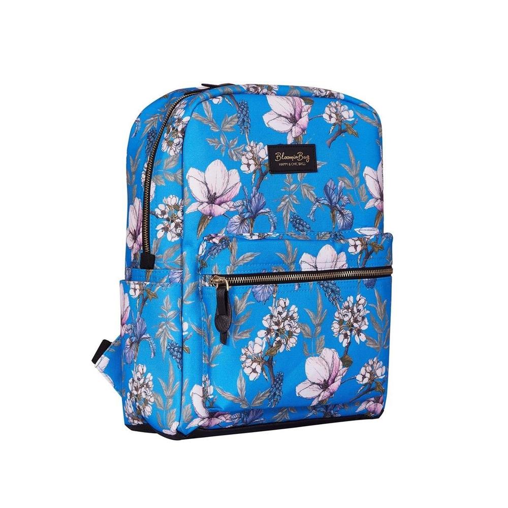 Blue Cherry Blossom 13-14 Inch MacBook / Laptop Backpack