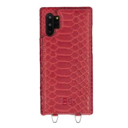 Saff iPhone X Series Genuine Leather Case with Crossbody Strap