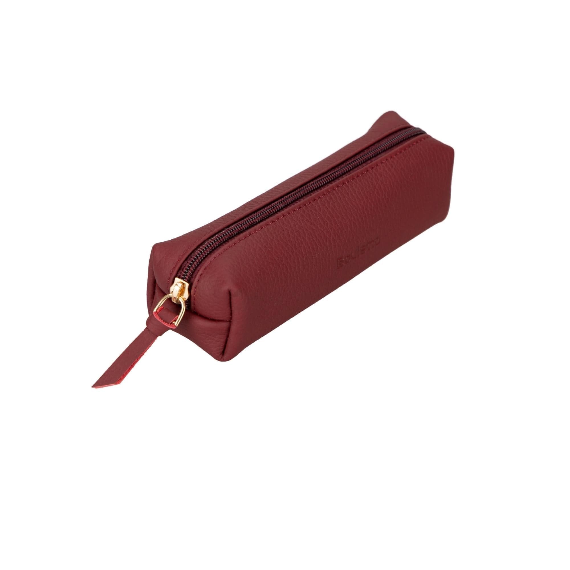 Multibox Genuine Leather Make-up / Pencil Case