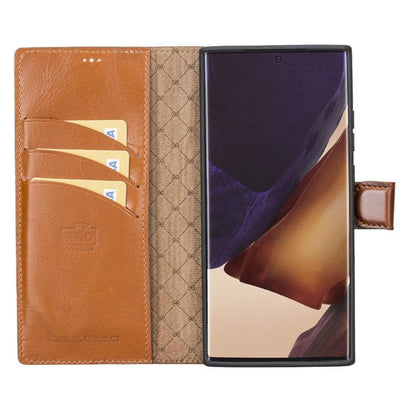 Samsung Galaxy  Series Detachble Leather Wallet Case - MW