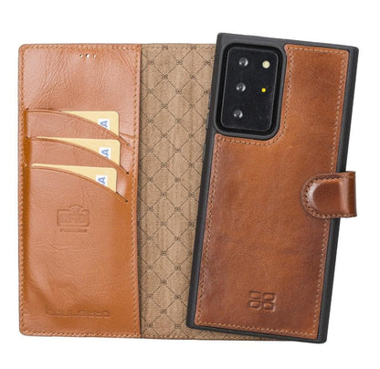 Samsung Galaxy  Series Detachble Leather Wallet Case - MW