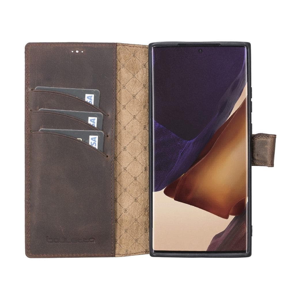 Samsung Galaxy  Series Detachble Leather Wallet Case - MW