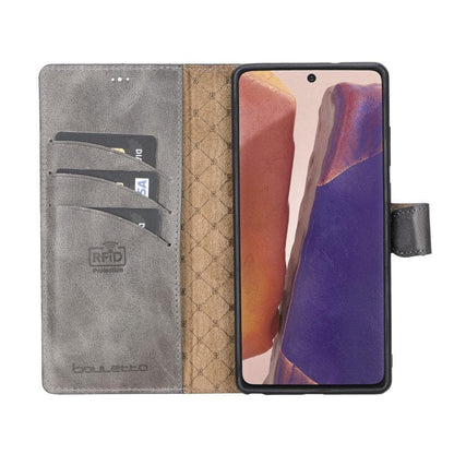 Samsung Galaxy  Series Detachble Leather Wallet Case - MW