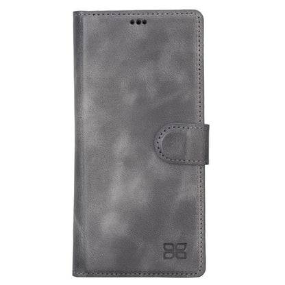 Samsung Galaxy  Series Detachble Leather Wallet Case - MW