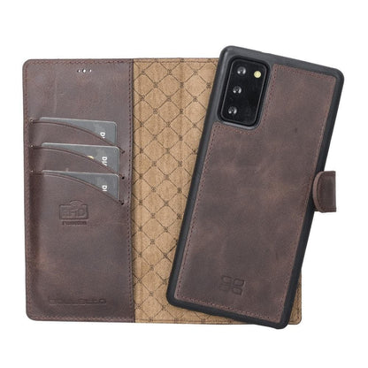 Samsung Galaxy  Series Detachble Leather Wallet Case - MW