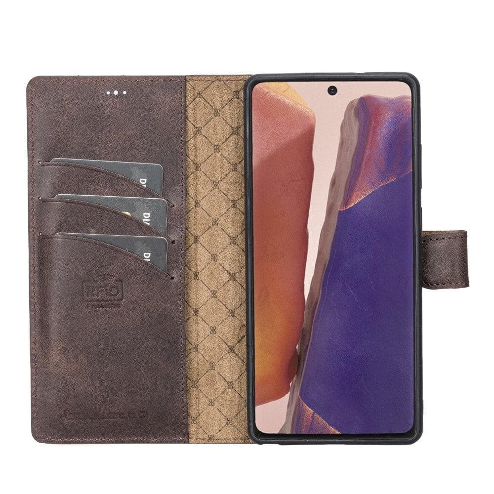 Samsung Galaxy  Series Detachble Leather Wallet Case - MW