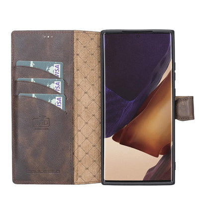 Samsung Galaxy  Series Non-Detachable Leather Wallet Case - WC