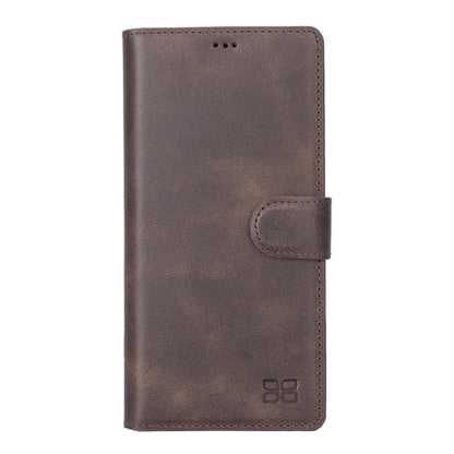 Samsung Galaxy  Series Non-Detachable Leather Wallet Case - WC