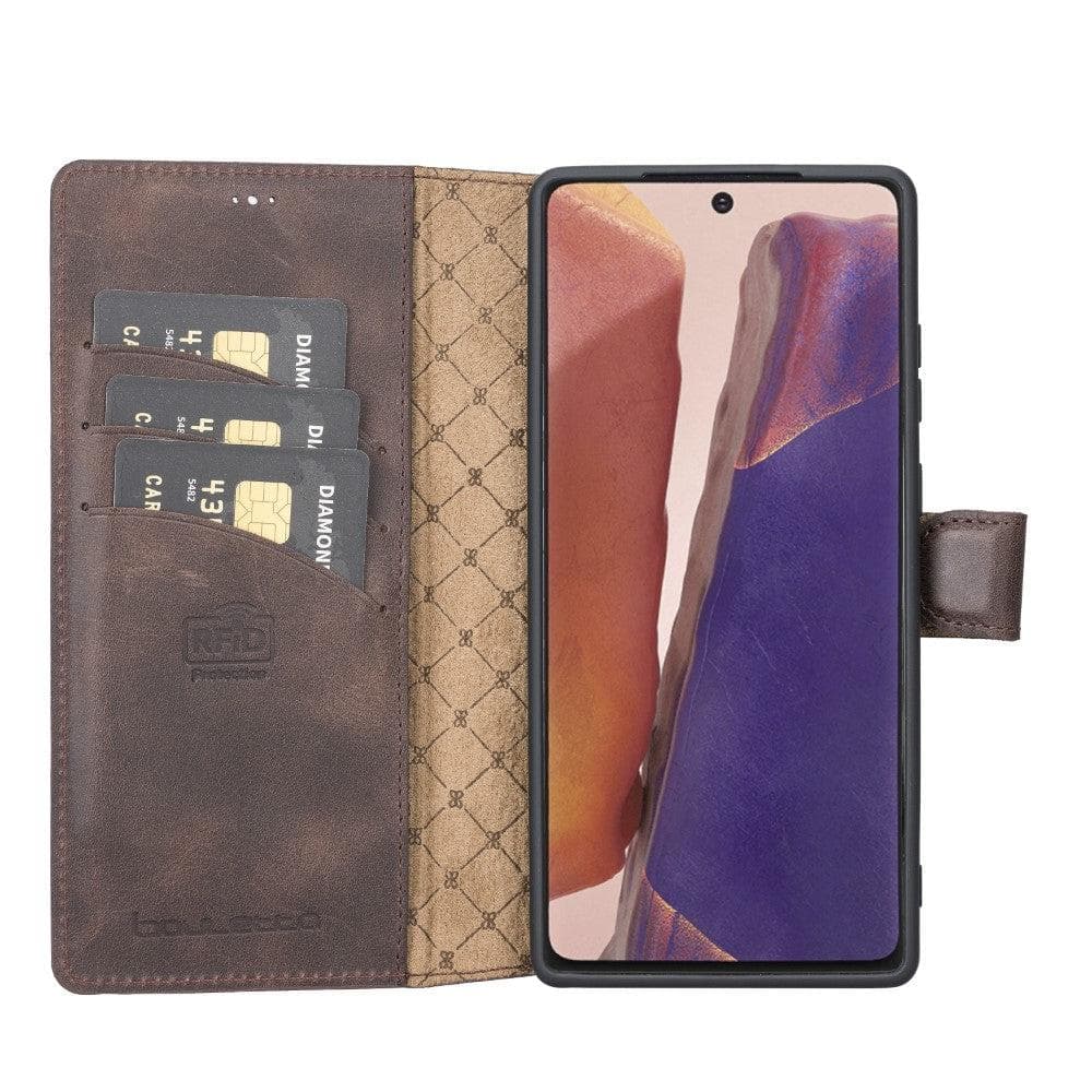 Samsung Galaxy  Series Non-Detachable Leather Wallet Case - WC