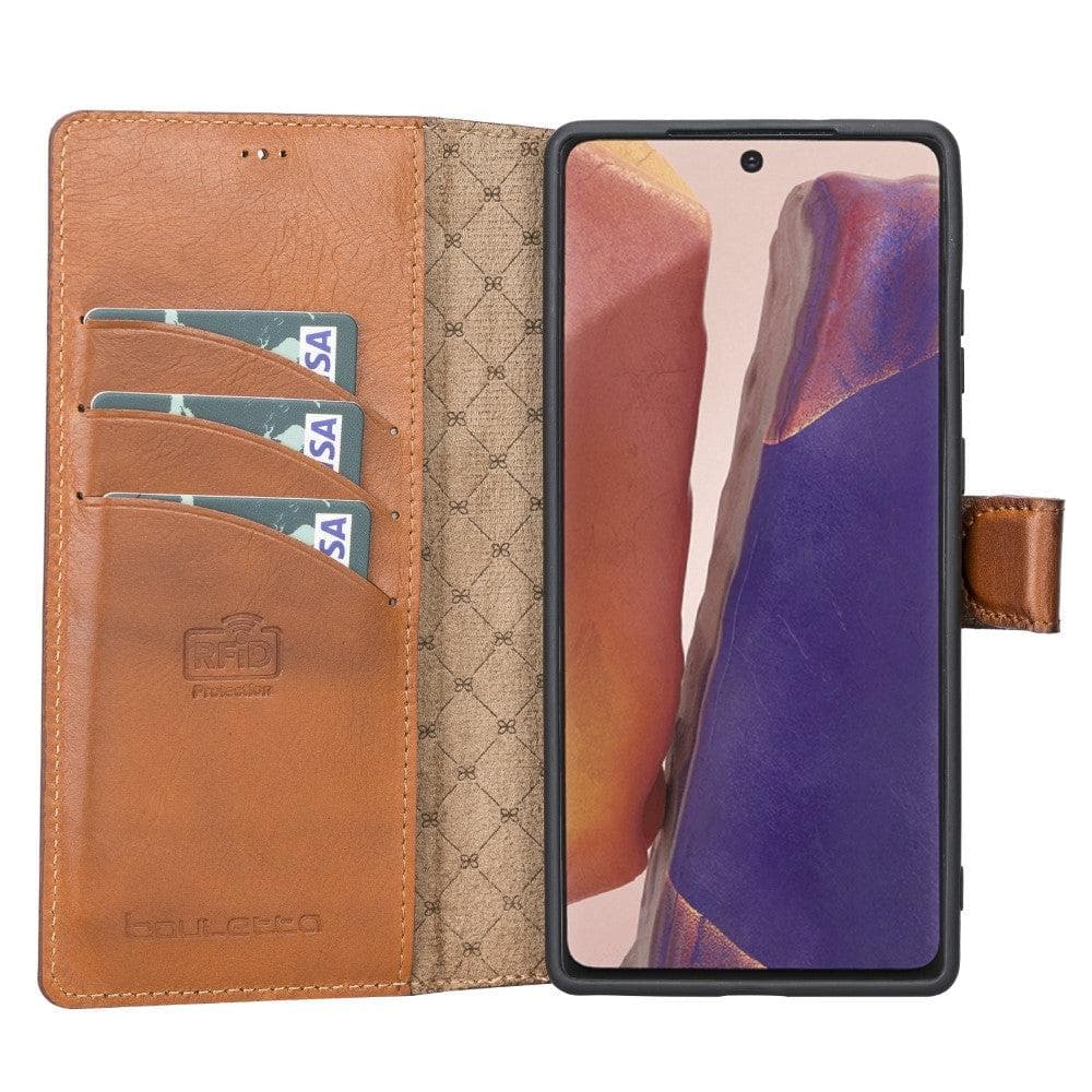 Samsung Galaxy  Series Non-Detachable Leather Wallet Case - WC