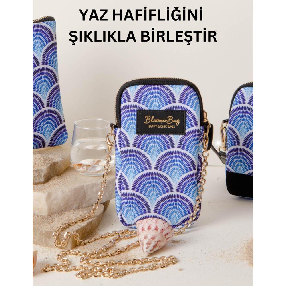 Calm Waves Cell Phone Crossbody Bag