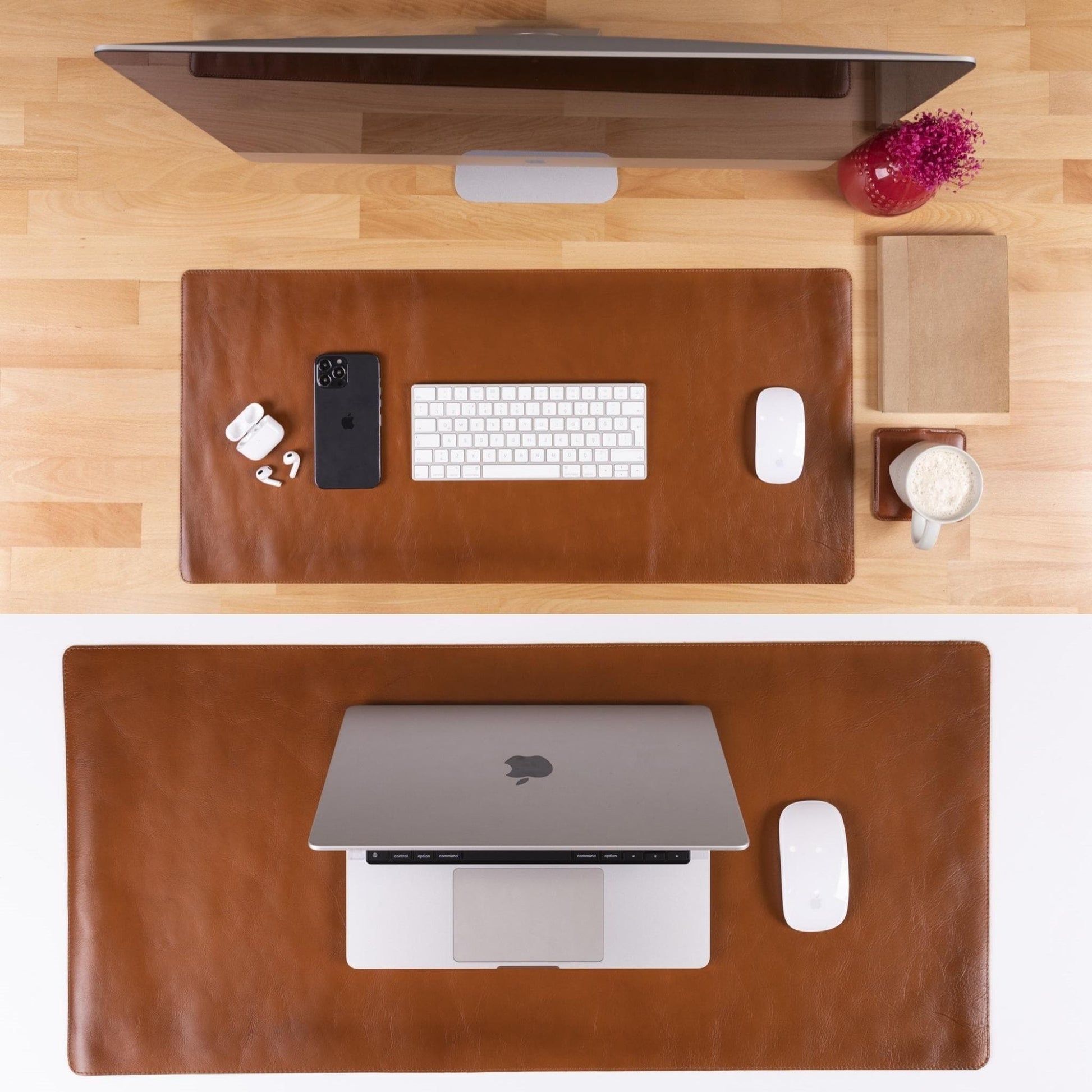 Premium Leather Desk Mat - Protect & Enhance Your Workspace