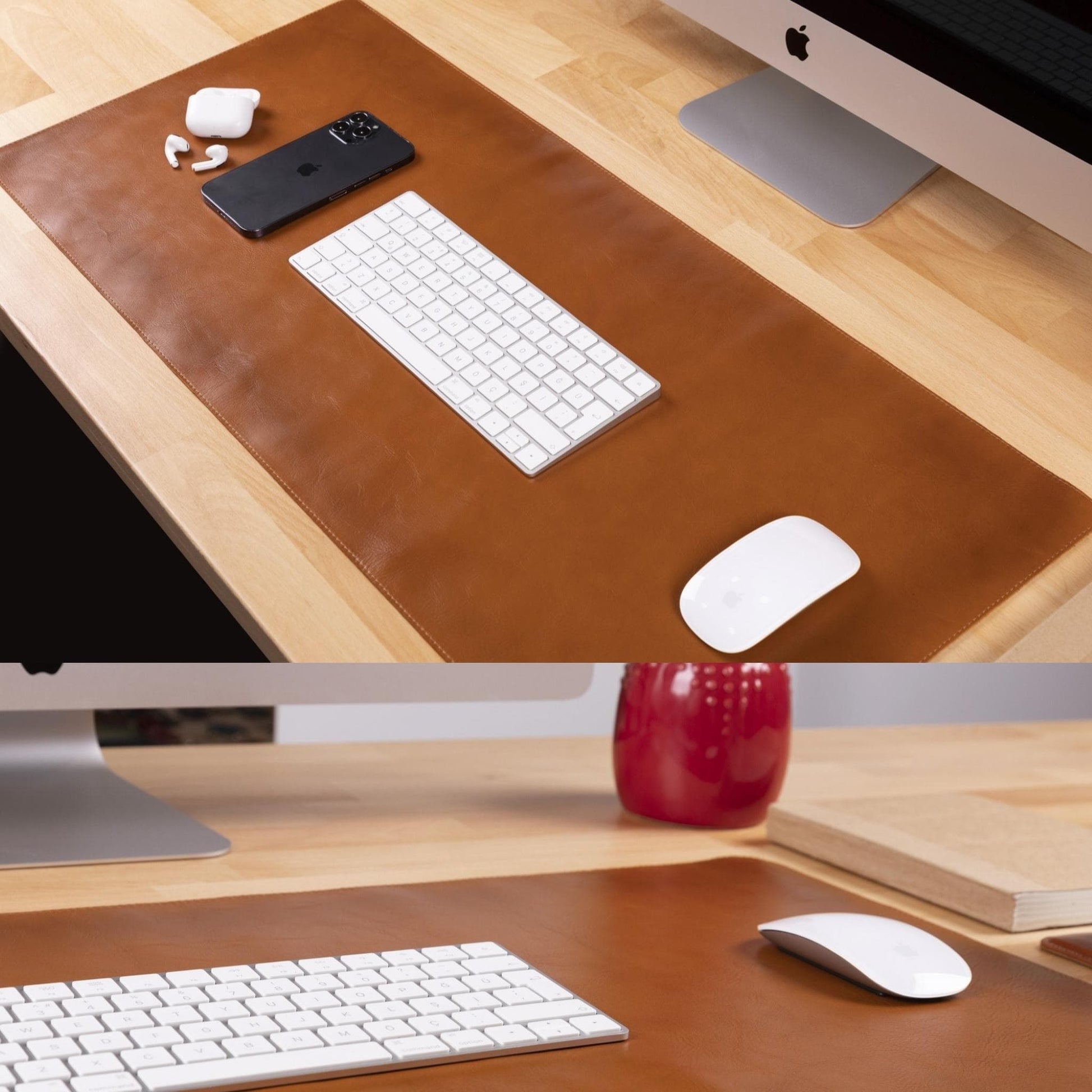 Premium Leather Desk Mat - Protect & Enhance Your Workspace